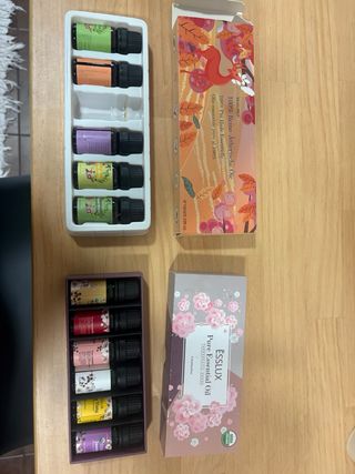 Difusor Aceite Esencial + 2 packs de Aceites