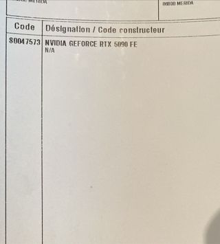 NVIDIA RTX 5090 FE Precintada