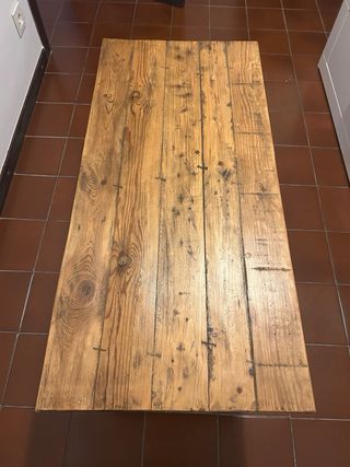 Mesa de centro madera y metal