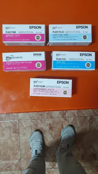 Cartuchos Epson Discproducer PJIC7(M) Magenta