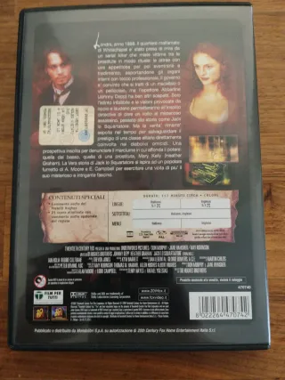 DVD Jack lo Squartatore - Johnny Depp