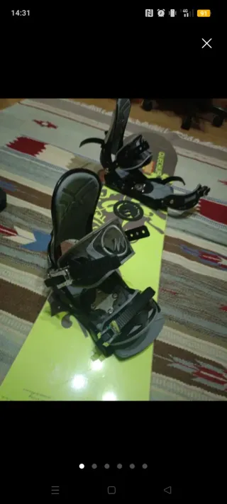 Tabla Snowboard Quechua Verde 150cm,consulta envio