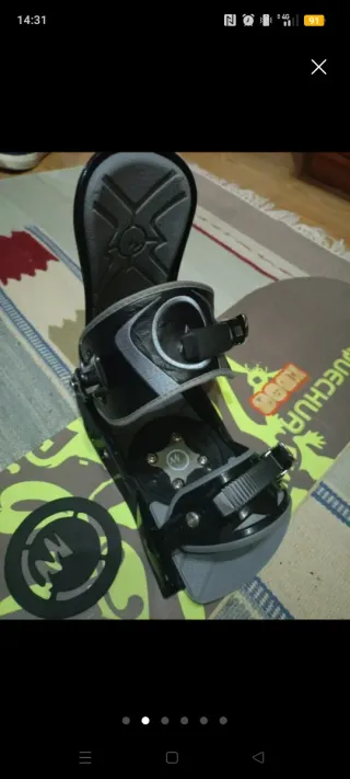 Tabla Snowboard Quechua Verde 150cm,consulta envio