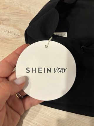 Top corto SHEIN nero taglia XS