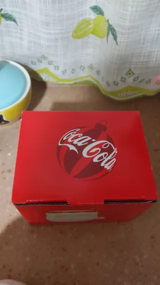 Taza Coca-Cola Papá Noel Roja Cerámica