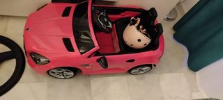 Coche eléctrico infantil rosa de bateria