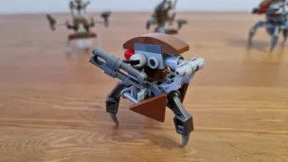Lego Star Wars minifiguras Droideka Destroyer