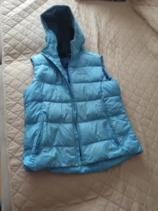 Chaleco plumífero Quechua azul Talla M