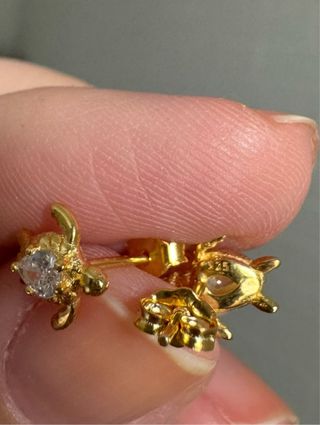 Orecchini in argento 925 placcati oro 18K