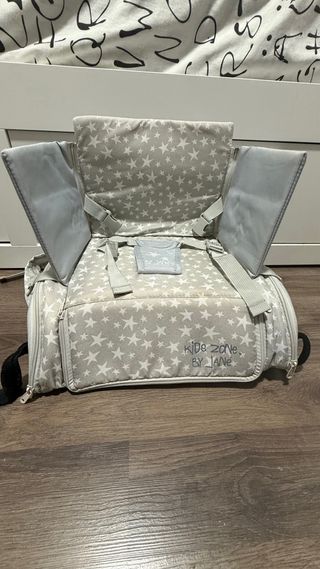 Trona de viaje Jane Kid Zone con almacenaje