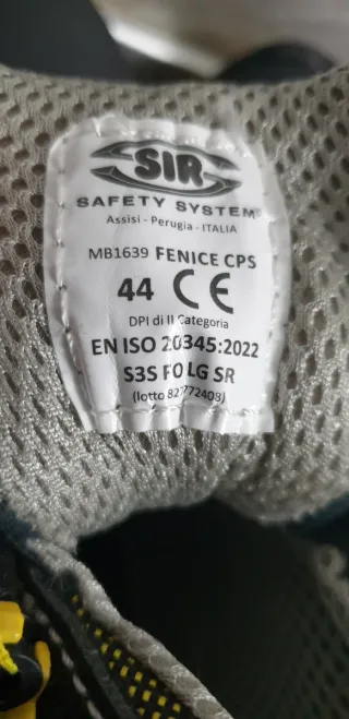 Scarpe da lavoro antinfortunistiche SIR SAFETY 44