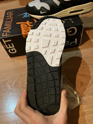 Nike Air Max 1 Patta Negras