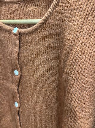 Chaqueta punto marrón sin estrenar