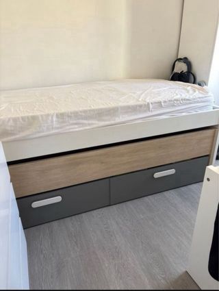 Cama nido con colchón viscoelástico