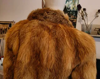 Abrigo Zorro Auténtico Talla M