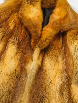 Abrigo Zorro Auténtico Talla M