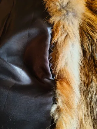 Abrigo Zorro Auténtico Talla M