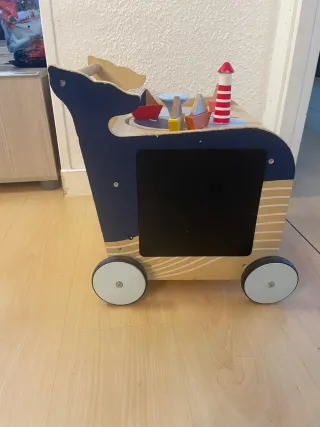 Andador Madera Ballena Multifuncional