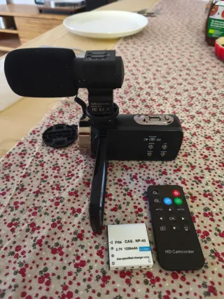 Videocámara Full HD + Accesorios