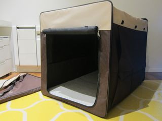 caseta plegable para mascotas