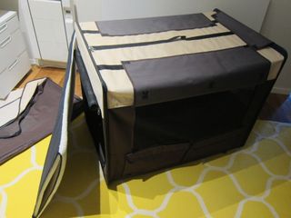 caseta plegable para mascotas