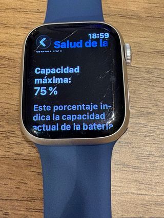 Apple Watch Serie 7 41mm Azul Plata