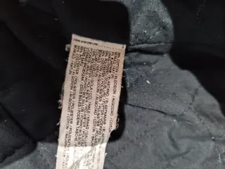 Chaqueta vaquera negra con borreguito