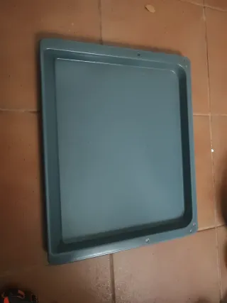 Bandeja para horno gris