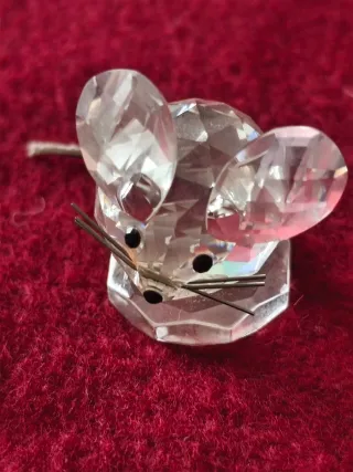 Figuras Cristal Swarovski Familia Ratones