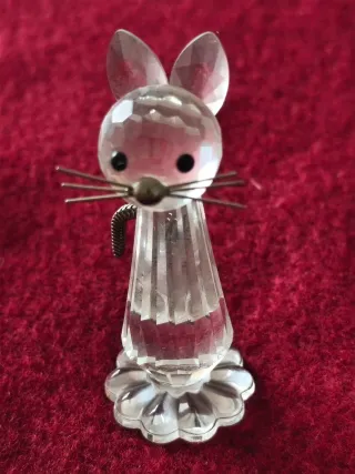 Figuras Cristal Swarovski Familia Ratones