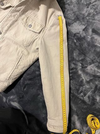 Chaqueta Mango forro borreguito beige Talla XS