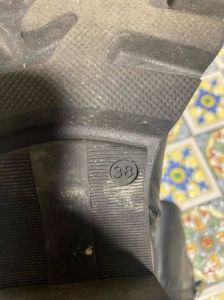 Stivali neri in pelle