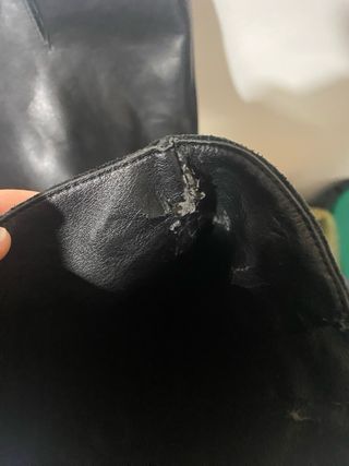 Stivali neri in pelle