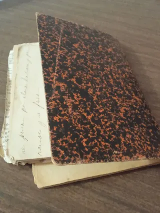 Manuscrito recetas cocina gastronomía reposteria