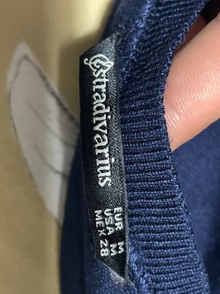 Jersey Stradivarius rayas azul y rojo