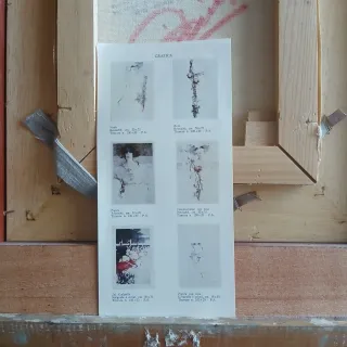 Quadro Pitocco donna con cornice dorata olio tela