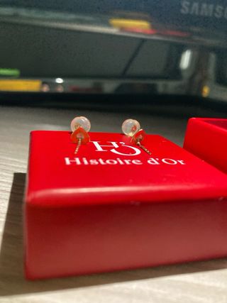 Orecchini Histoire d'Or cuore oro 9kt