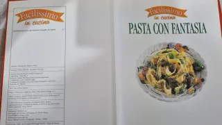 Alcuni libri di cucina "Facilissimo in Cucina"