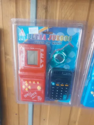Pack Jogo de Mão Tetris Calculadora Relógio