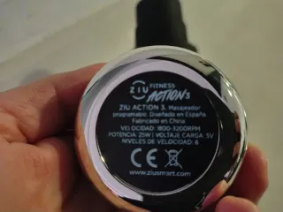 Pistola Masajeador eléctrico programable.