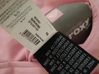 Chaleco Roxy rosa y rojo