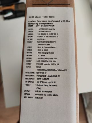 HP Probook 450 G8 i5 8GB 256GB EN CAJA SIN ABRIR