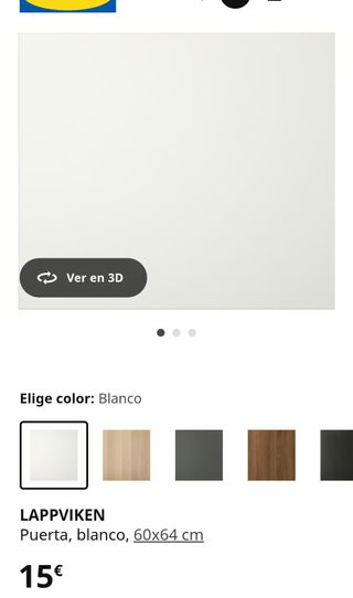 Mueble de almacenaje blanco