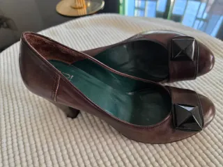 Scarpe Malú tacco alto marrone