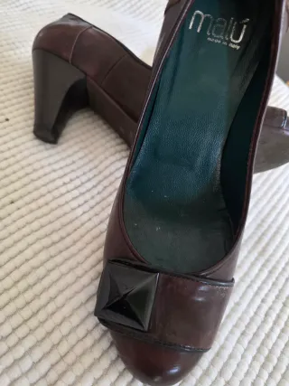 Scarpe Malú tacco alto marrone