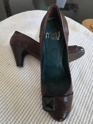 Scarpe Malú tacco alto marrone