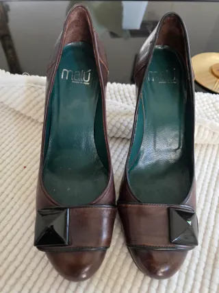 Scarpe Malú tacco alto marrone