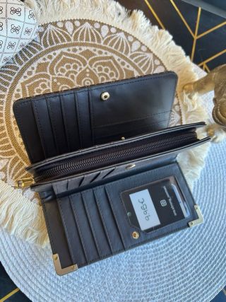 Cartera de mano con estampado