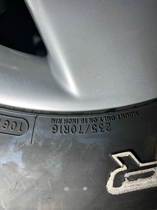 Llantas Nissan Terrano 2 (Juego 4)