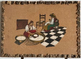 Quadro sughero artigianato sardo